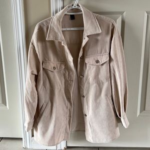 Oversized fall shacket